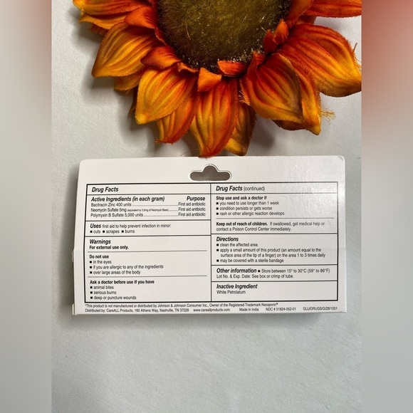 🌻5/$25🌻CAREALL Triple Antibiotic Ointment 1oz. | Exp. 01/2027| - Picture 5 of 7